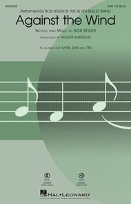 Against the Wind SAB choral sheet music cover Thumbnail
